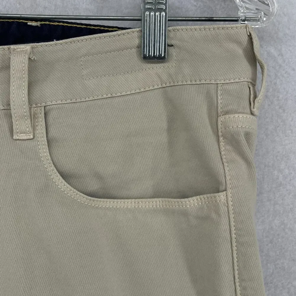 PT05 Pants Mens 32 Cinquetasche Torino 5 Pocket Chino Stretch Cotton Beige